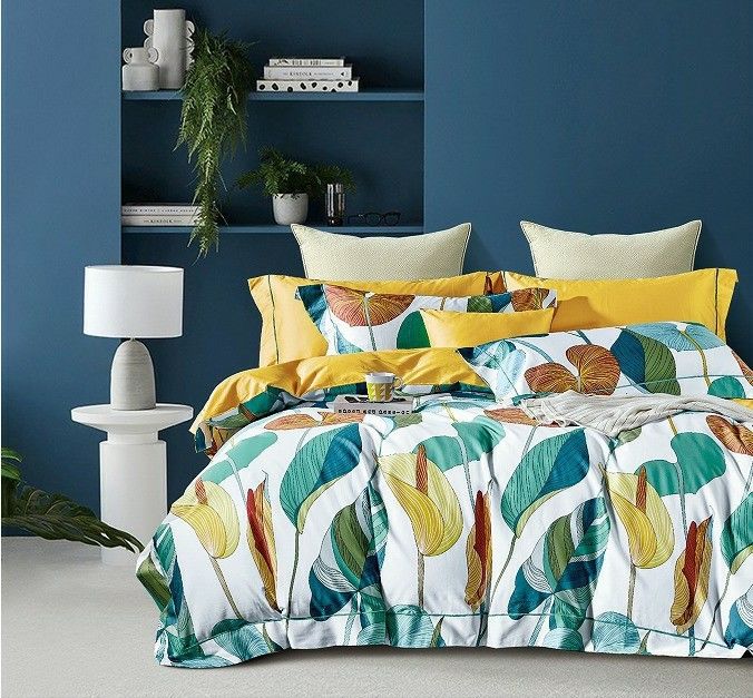 Простыня 300 TC установила ферзь 100% хлопок Comfortor одеяло крышки постельных принадлежностей установило изготовленный на заказ