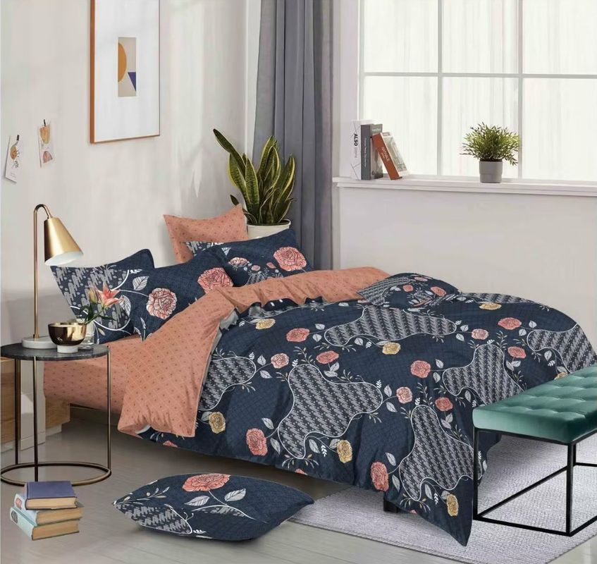 Подгоняйте 100% полиэстер крышки одеяла Microfiber цвета Breathable геометрическое